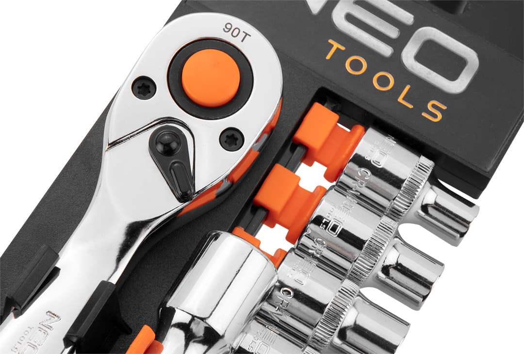 Set nasadnih ključev NEO TOOLS 3/8", 12 kosov, CrV 5