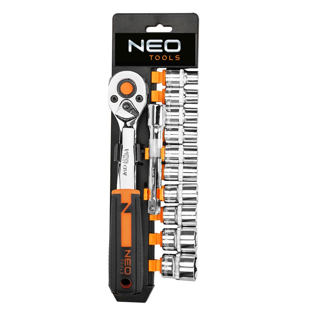 Set nasadnih ključev NEO TOOLS 3/8", 12 kosov, CrV