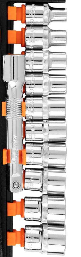 Set nasadnih ključev NEO TOOLS 1/2", 12 kosov, CrV 7