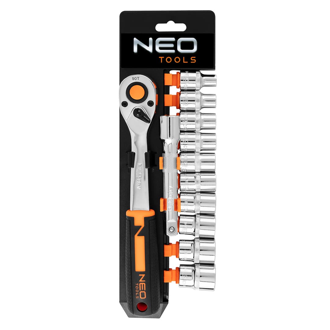 Set nasadnih ključev NEO TOOLS 1/2", 12 kosov, CrV