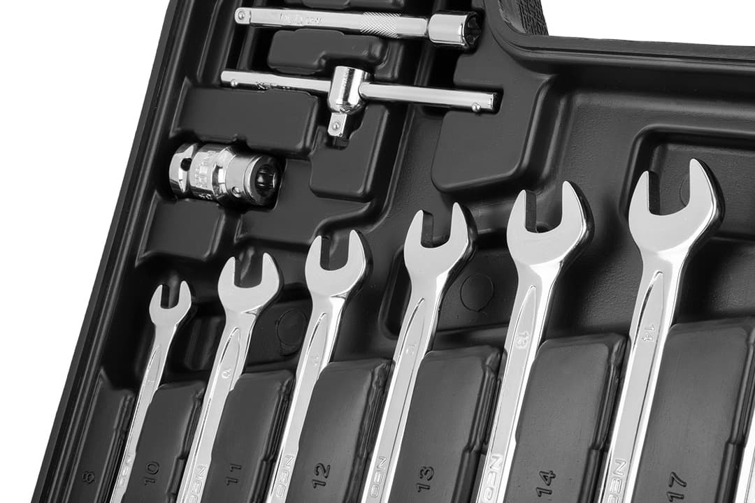 NEO TOOLS Komplet nasadnih ključev 1/2" & 1/4", 82 kosov 6