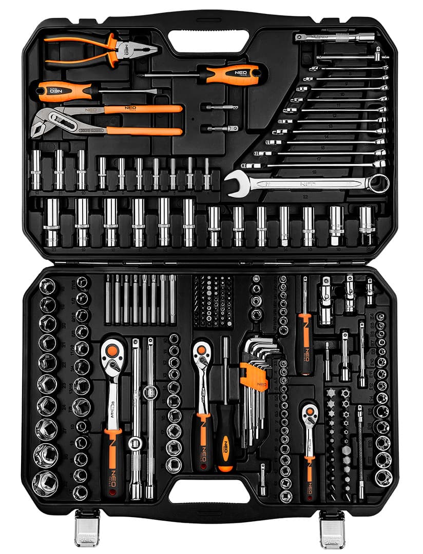 NEO TOOLS Set nasadnih ključev 233 kos. 4