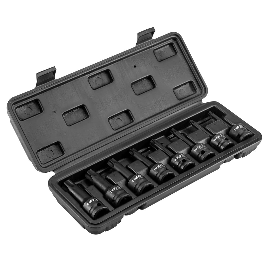 Neo Tools Komplet 8 udarnih nasadk TORX
