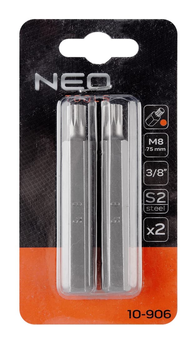 Nastavek Spline M8 x 75 mm, S2, 2 kosa 2