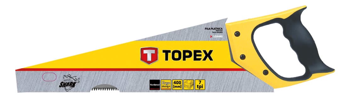 TOPEX Listna žaga Shark, 400 mm, 7 TPI 2