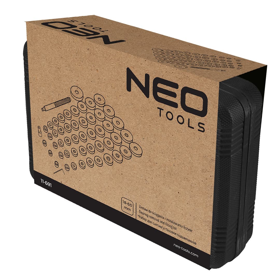 NEO TOOLS set za ležaje, tesnila, gum. elemente, 51 kos. 8