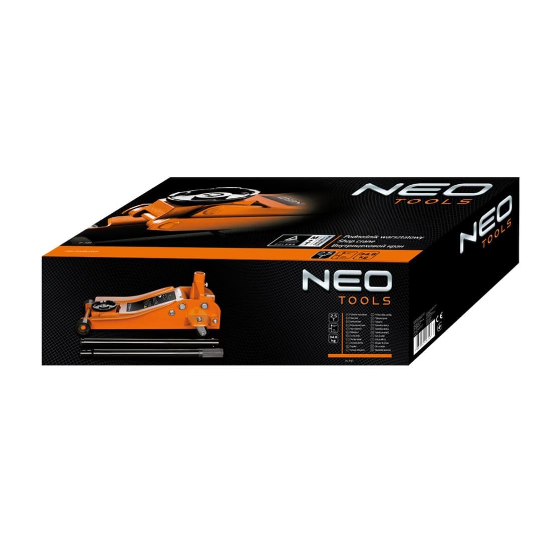 NEO TOOLS Hidravlični dvigalk, nizkoprofilni, 2.5 t 3