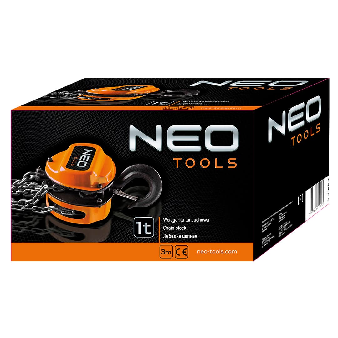 NEO TOOLS verižna dvigalka 1 t, 3 m 3