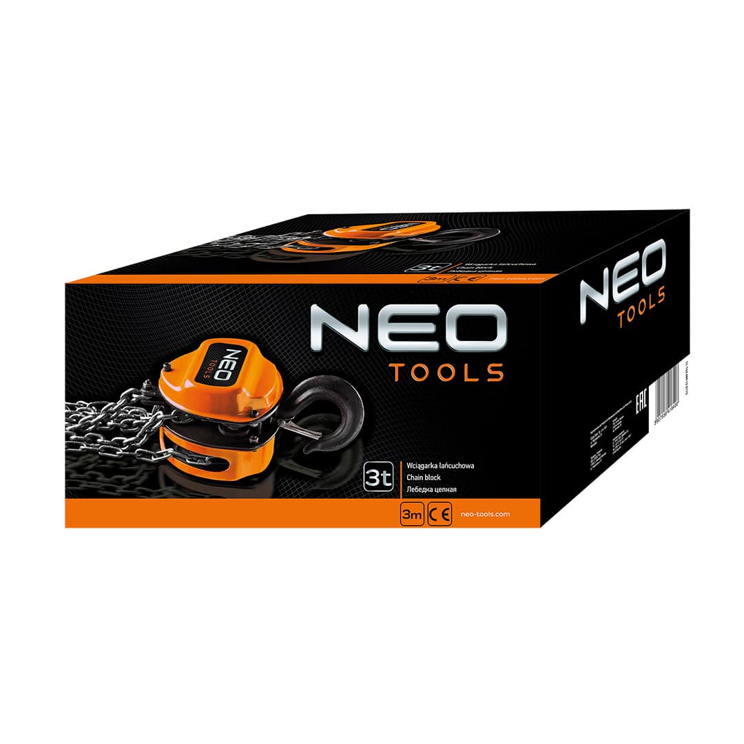 NEO TOOLS verižna dvigalka 3 t, 3 m 3