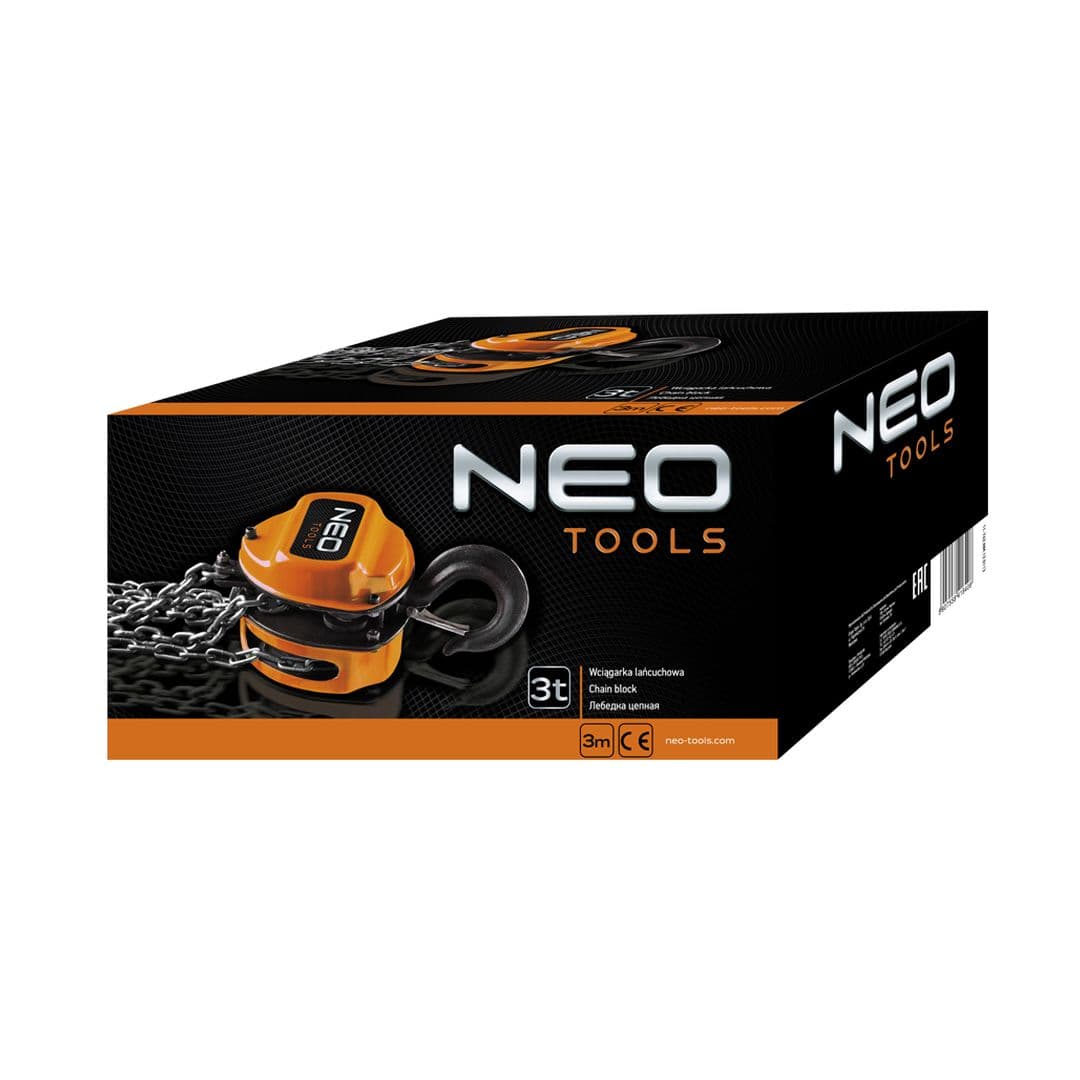 NEO TOOLS verižna dvigalka 3 t, 3 m 2