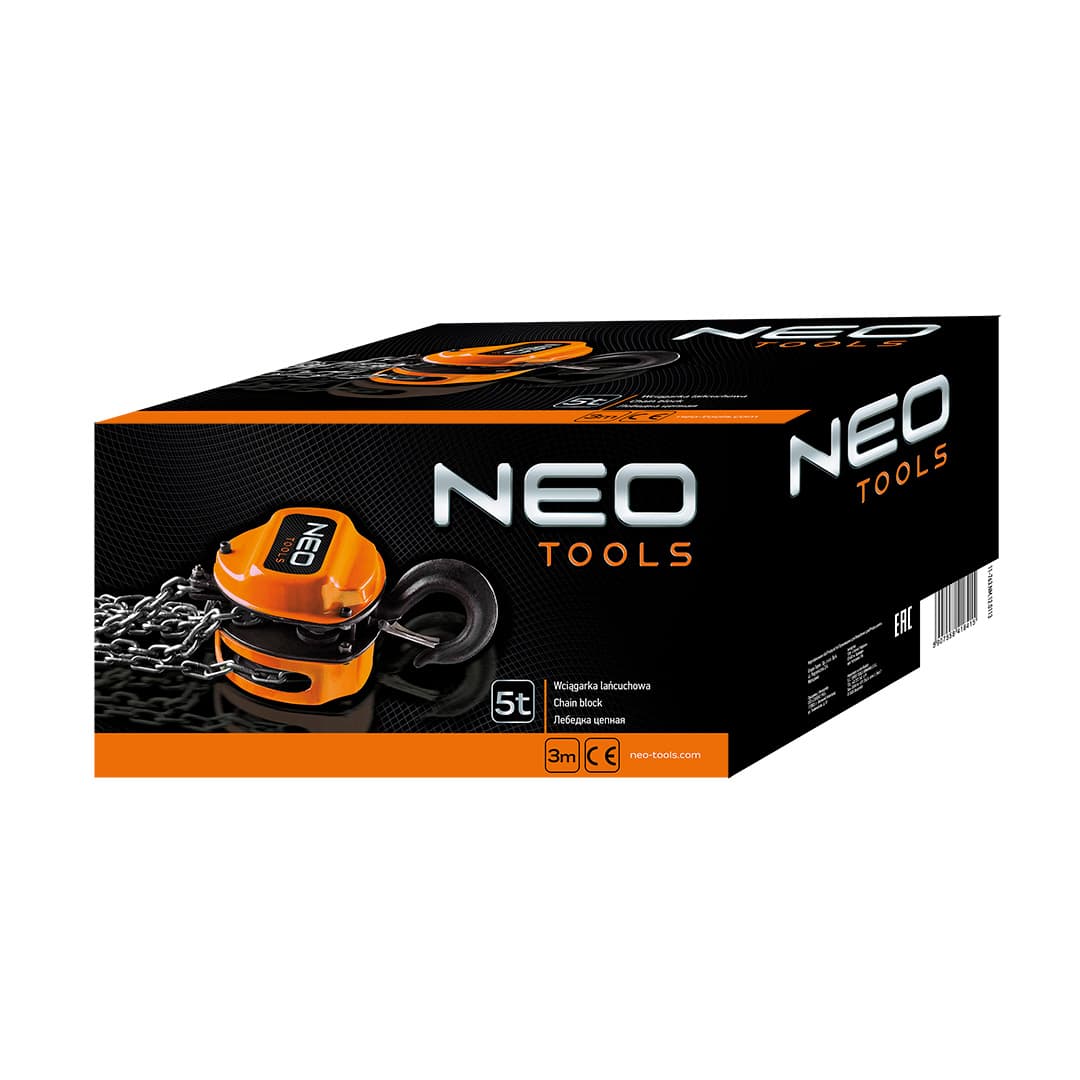 NEO TOOLS verižna dvigalka 5 t, 3 m 3