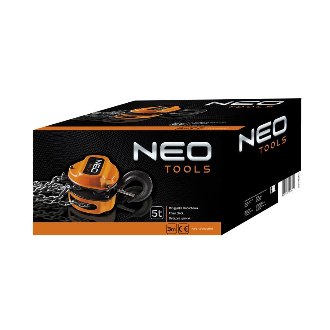 NEO TOOLS verižna dvigalka 5 t, 3 m 2