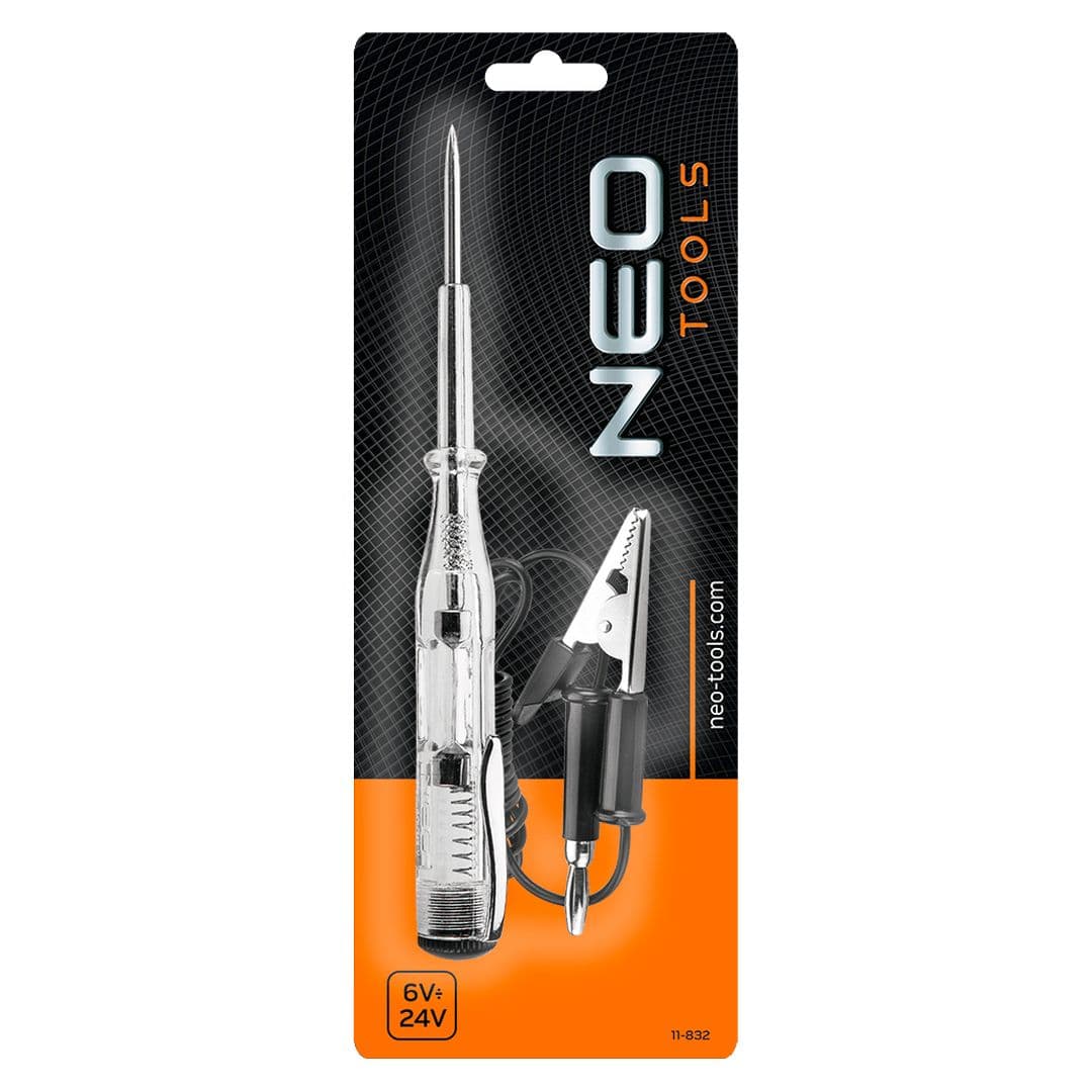 Avtomobilski tester napetosti NEO TOOLS 6-24 V 2