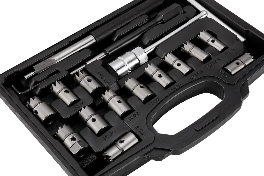 Neo Tools freze za čiščenje gnezda injektorjev, set 17 kosov 4