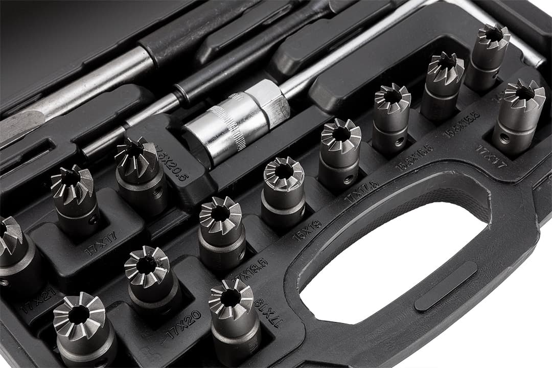 Neo Tools freze za čiščenje gnezda injektorjev, set 17 kosov 5