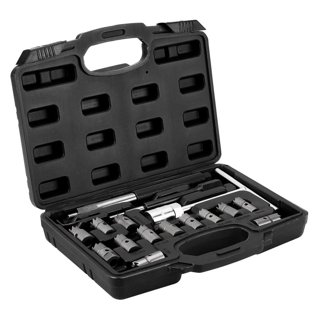 Neo Tools freze za čiščenje gnezda injektorjev, set 17 kosov