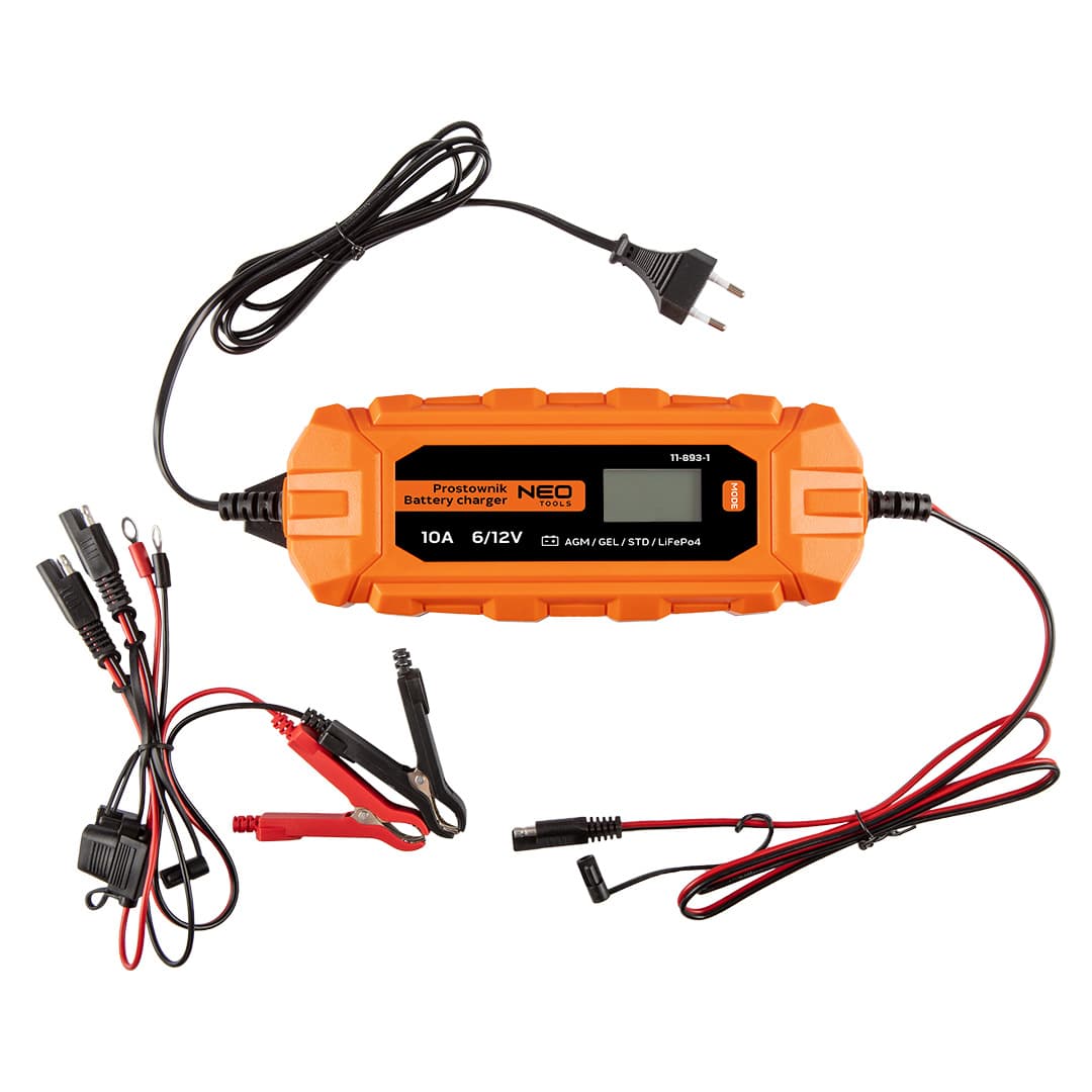 NEO TOOLS avtomatski polnilnik akumulatorjev 10A/160W (3-200Ah)