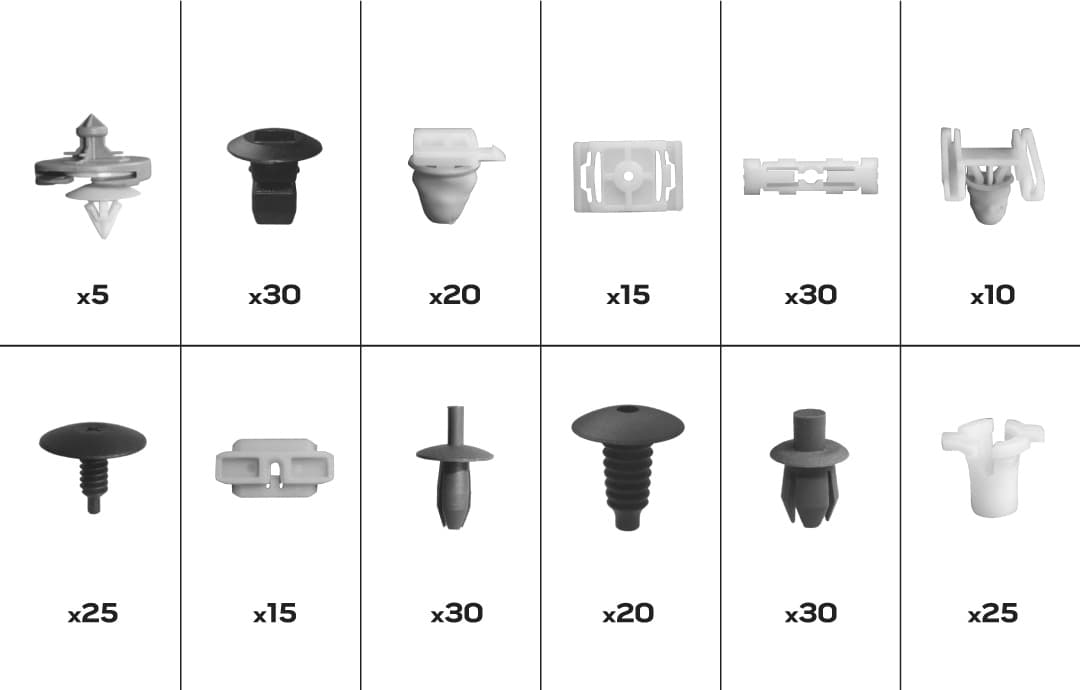 Set sponk za avtomobile Volkswagen, 255 kosov 2