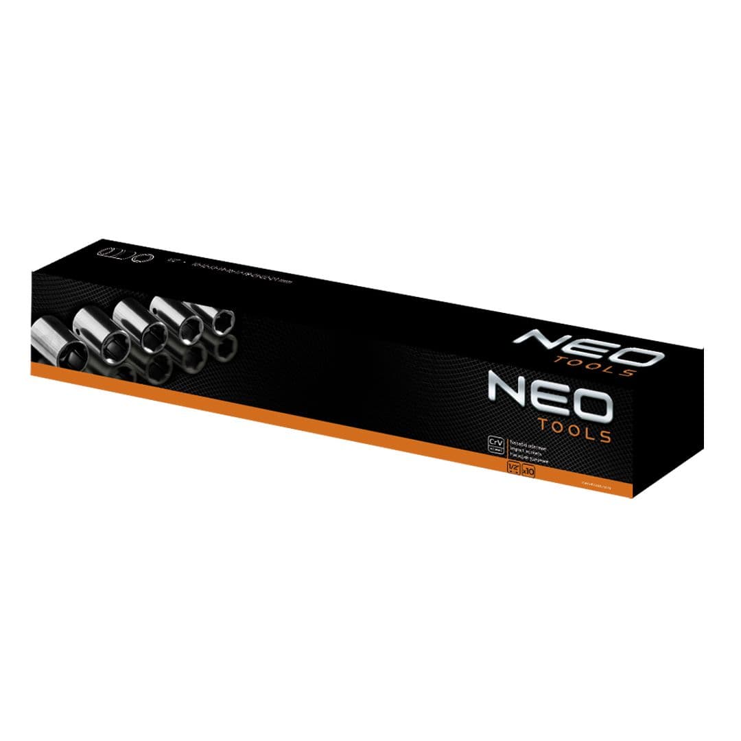 NEO TOOLS Udarni nasadni ključ set 1/2", 10-24 mm, 10 kosov 2