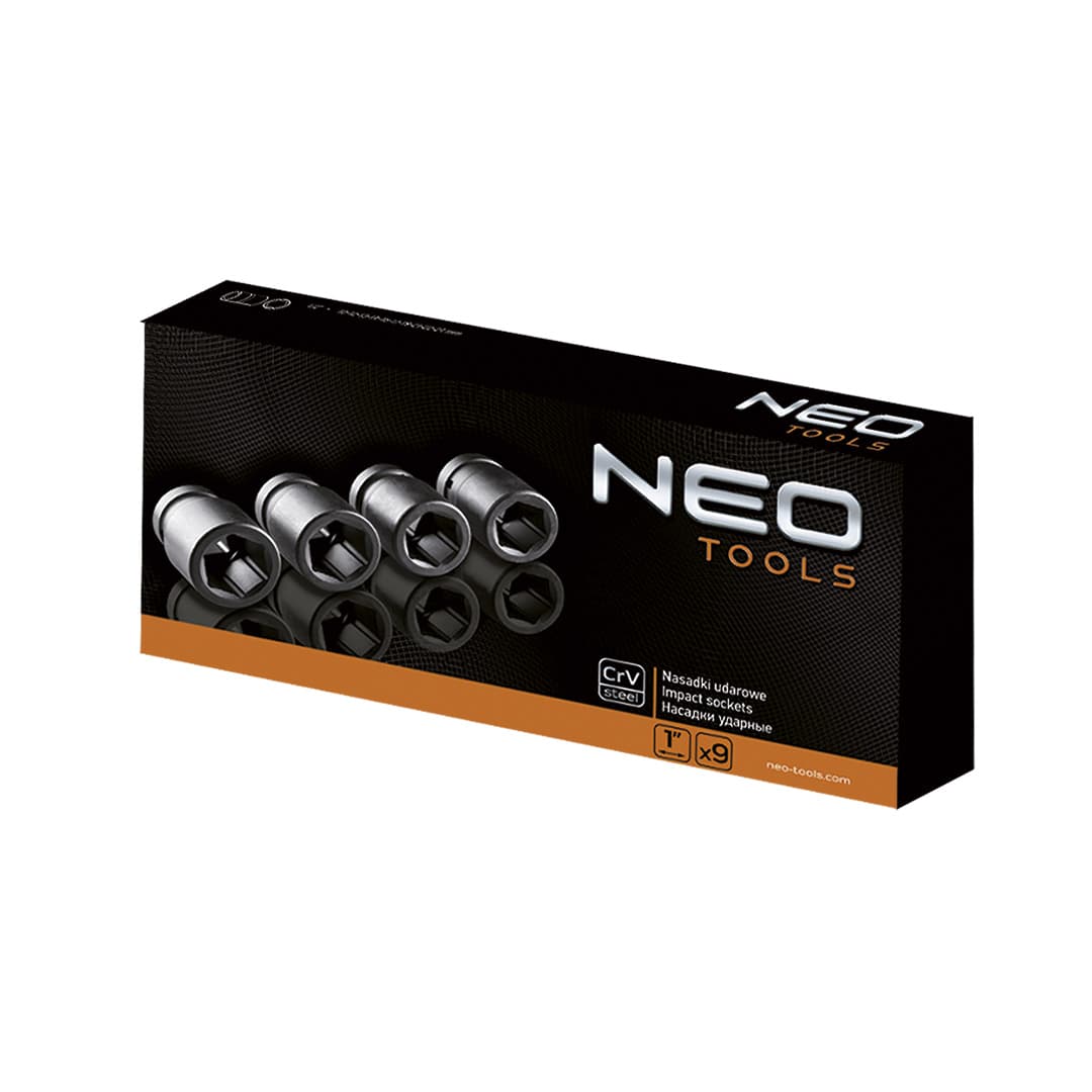 Udarna nasadna ključa 1", 27-50 mm, set 9 kosov 3