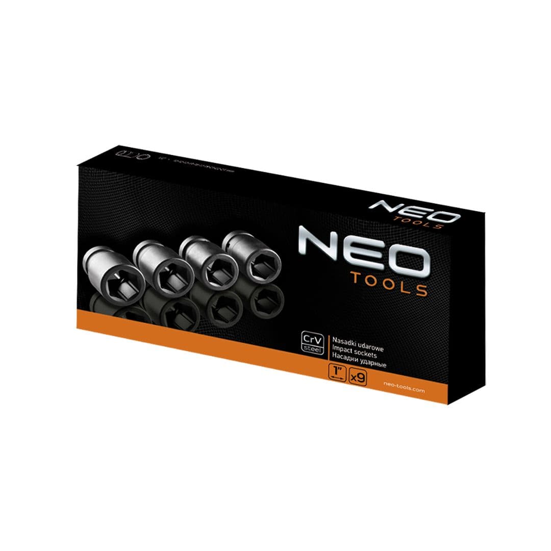 Udarna nasadna ključa 1", 27-50 mm, set 9 kosov 2