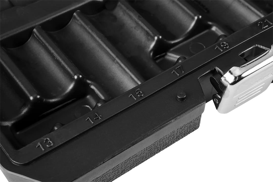 NEO TOOLS Udarni nasadni ključ set 1/2", 10-24 mm, 10 kosov, CrMo 5