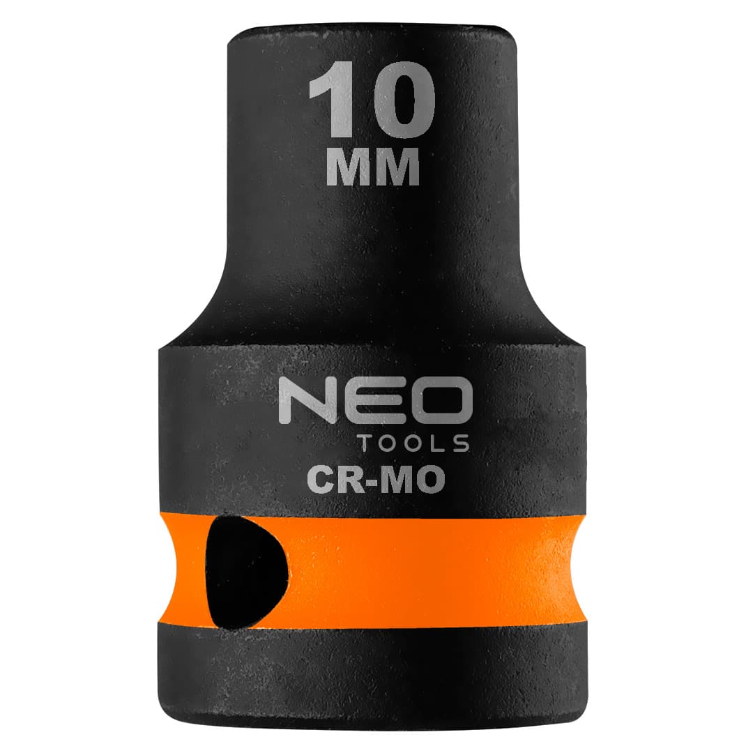 NEO TOOLS udarna nasadna glava 1/2", 10 x 38mm, Cr-Mo