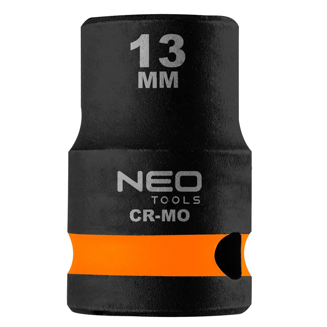 NEO TOOLS udarna nasadna glava 1/2", 13 x 38mm, Cr-Mo