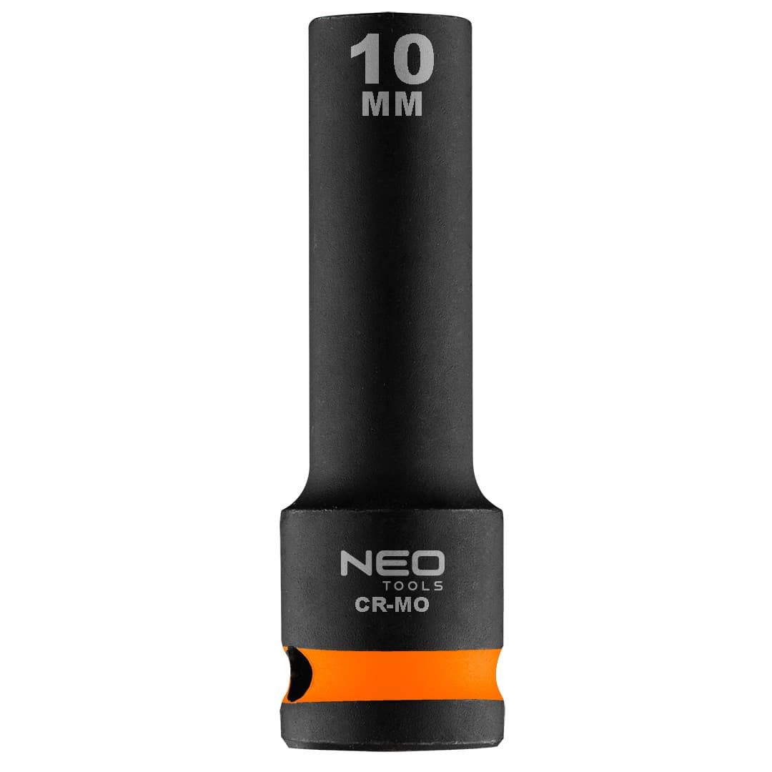 NEO TOOLS Udarni nasadni ključ 1/2", dolgi 10 x 78 mm, Cr-Mo