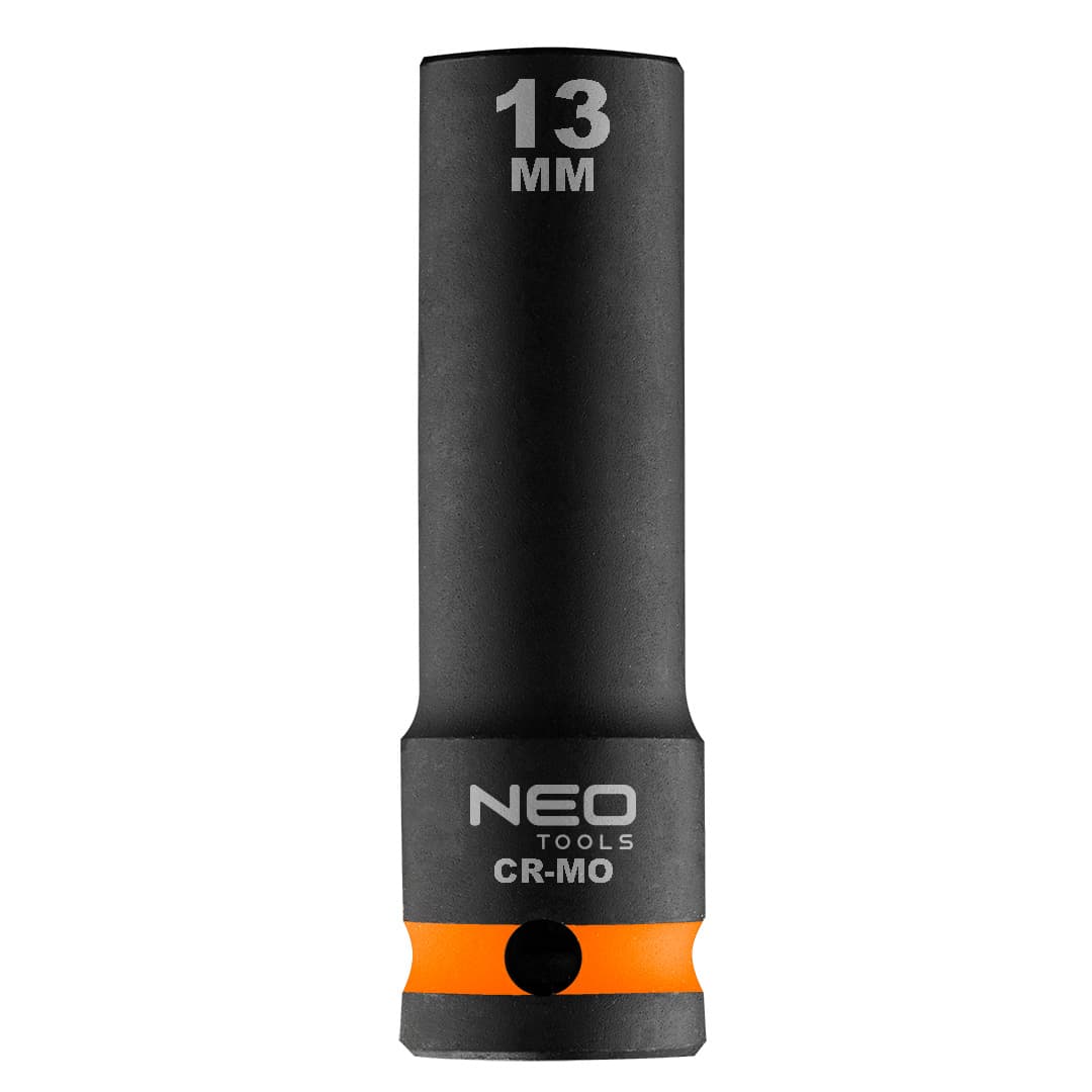 NEO TOOLS Udarni nasadni ključ 1/2", dolgi 13 x 78 mm, Cr-Mo