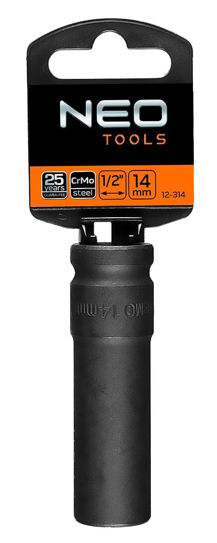 Udarna nasadka NEO TOOLS 1/2", dolga, 14 mm 7
