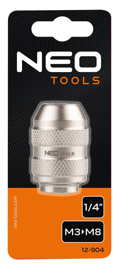 NEO TOOLS TOP Adapter za navoje, 1/4" DR M3-M8 6