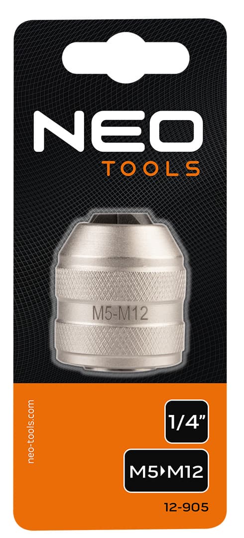 NEO TOOLS TOP Adapter za navoje, 1/4" DR M5-M12 6