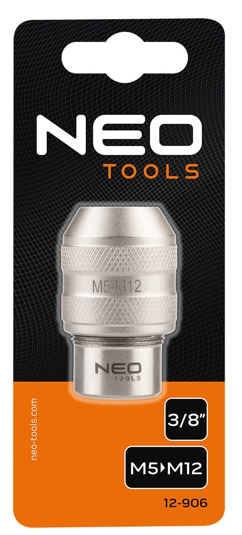 NEO TOOLS TOP Adapter za navoje, 3/8" DR M5-M12 6