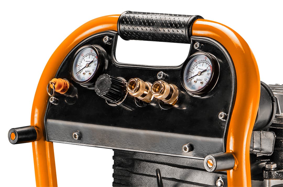 NEO TOOLS Vertikalni oljni kompresor 40 l, 230V 7
