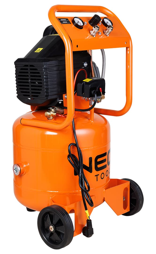 NEO TOOLS Vertikalni oljni kompresor, 40 l, 230V 3