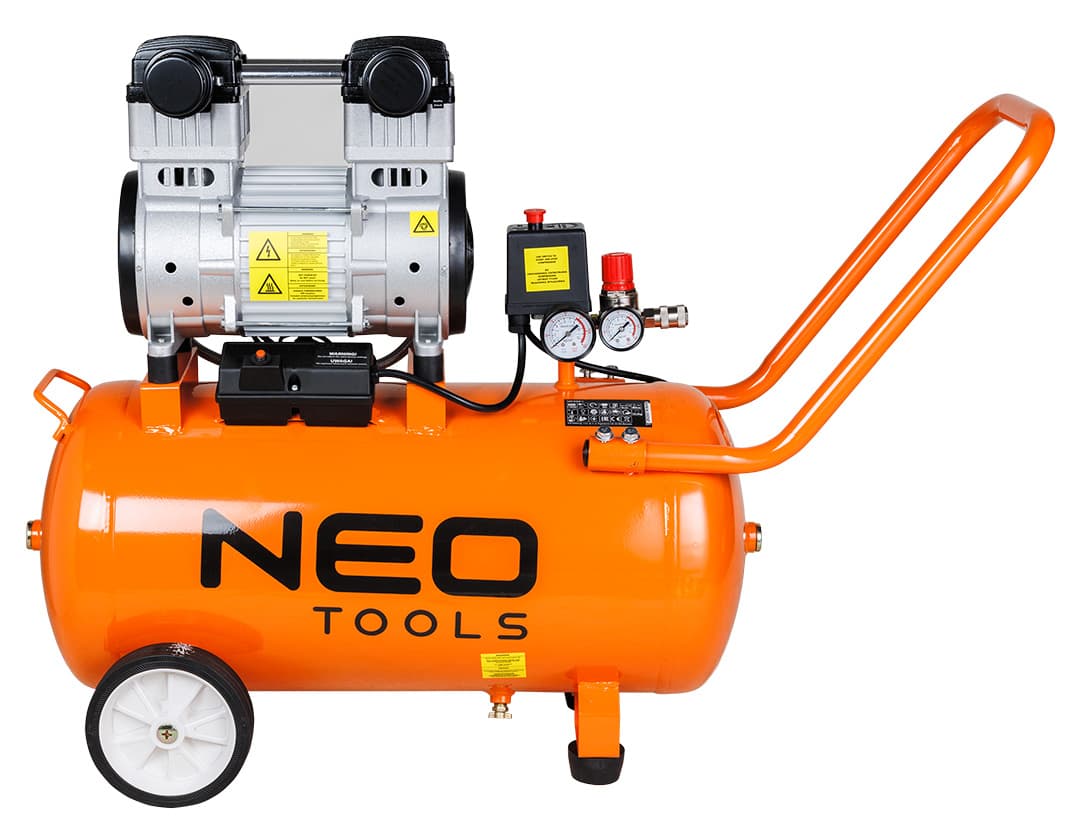 NEO TOOLS Brez-oljni kompresor, 50 l 2
