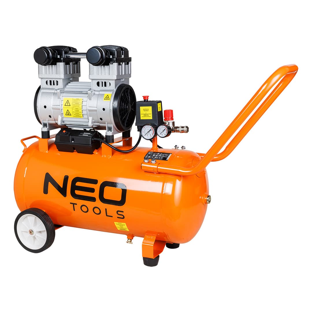NEO TOOLS Brez-oljni kompresor, 50 l