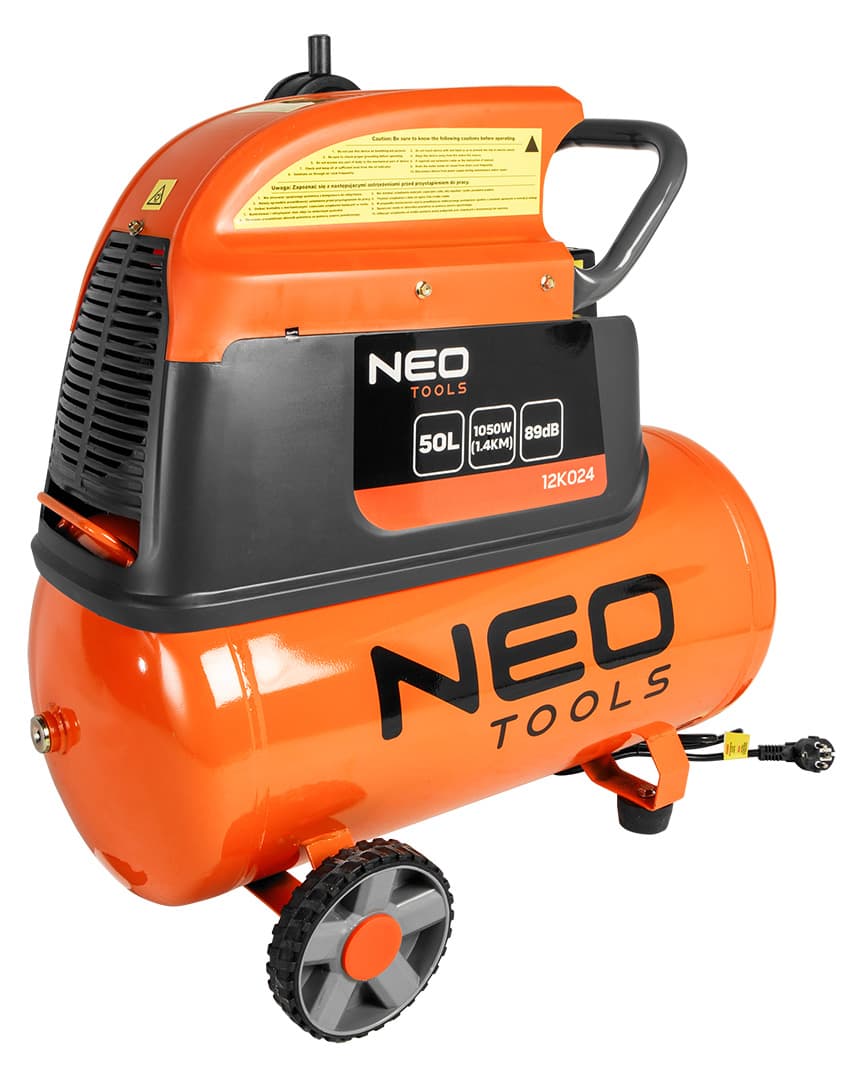 NEO TOOLS Oljni kompresor 50 l, 1050W 3