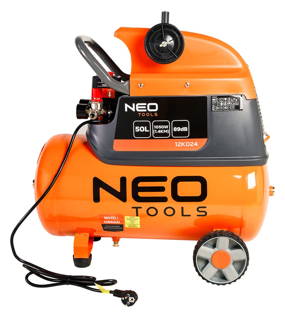NEO TOOLS Oljni kompresor 50 l, 1050W 5
