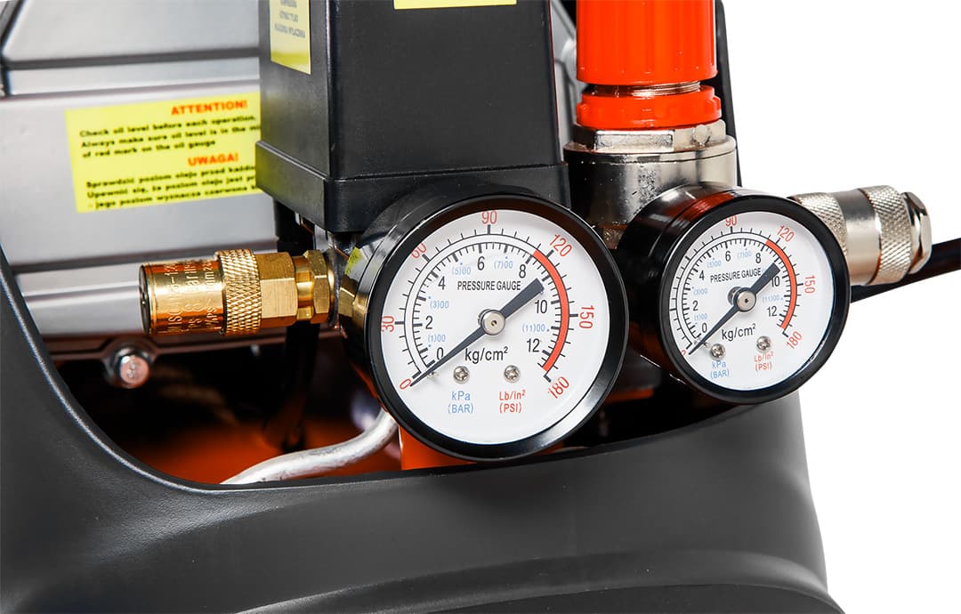 NEO TOOLS Oljni kompresor 50 l, 1050W 6