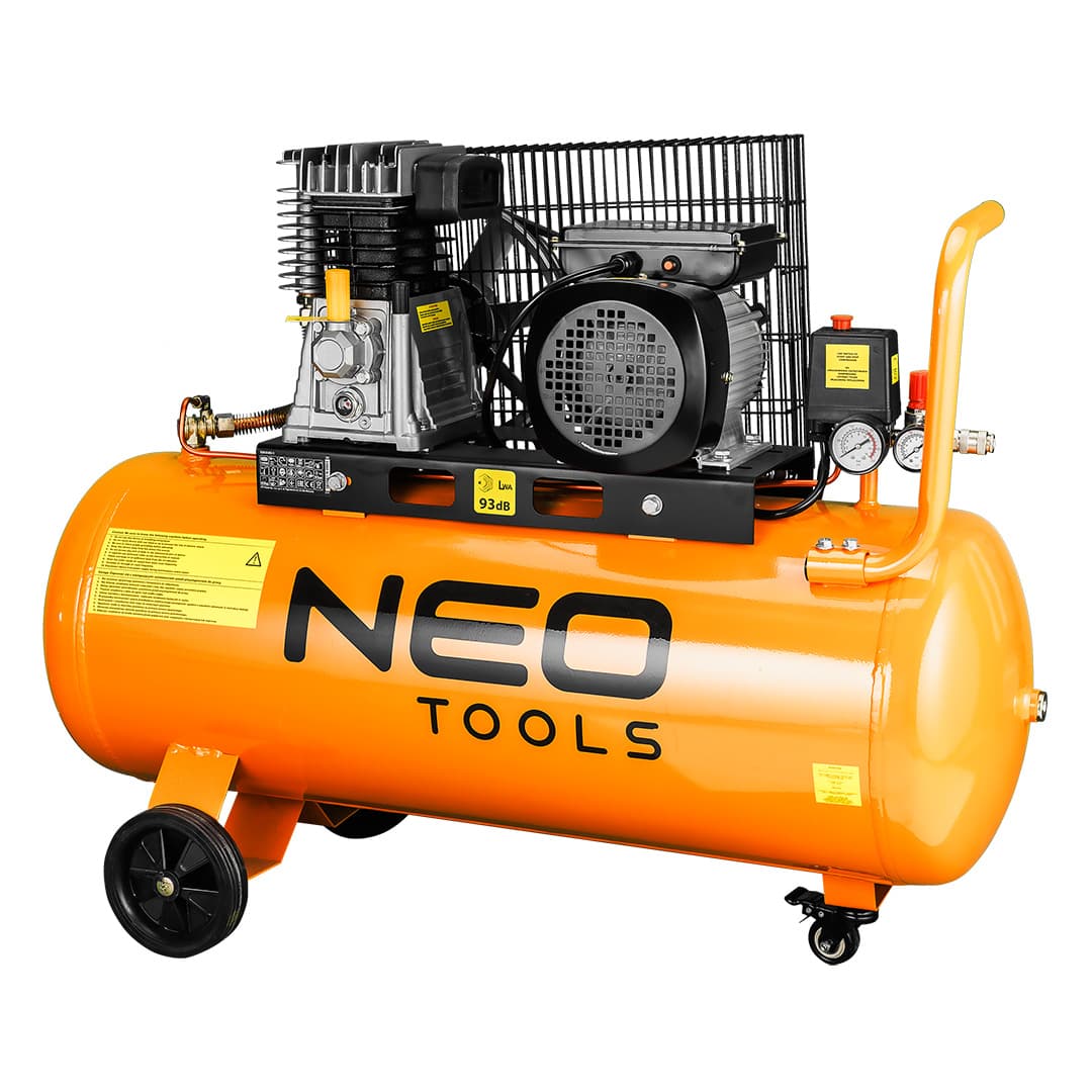 NEO TOOLS Kompresor z oljem 100 L, 230V