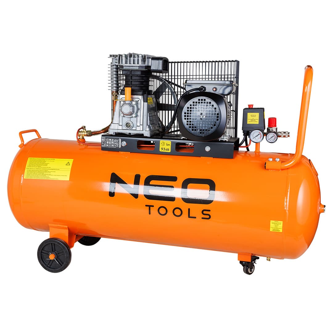 NEO TOOLS Oljni kompresor, 150 l, 230V