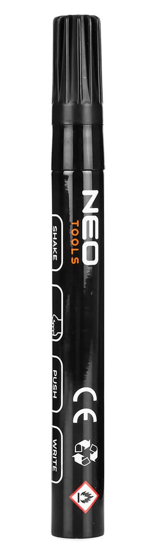 NEO TOOLS Gradbeni marker, debel, set 4 barv 2