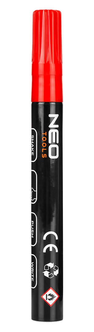 NEO TOOLS Gradbeni marker, debel, set 4 barv 4