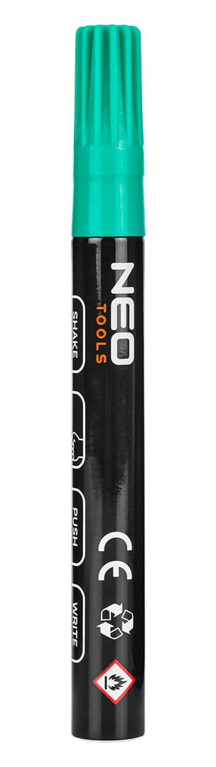 NEO TOOLS Gradbeni marker, debel, set 4 barv 6