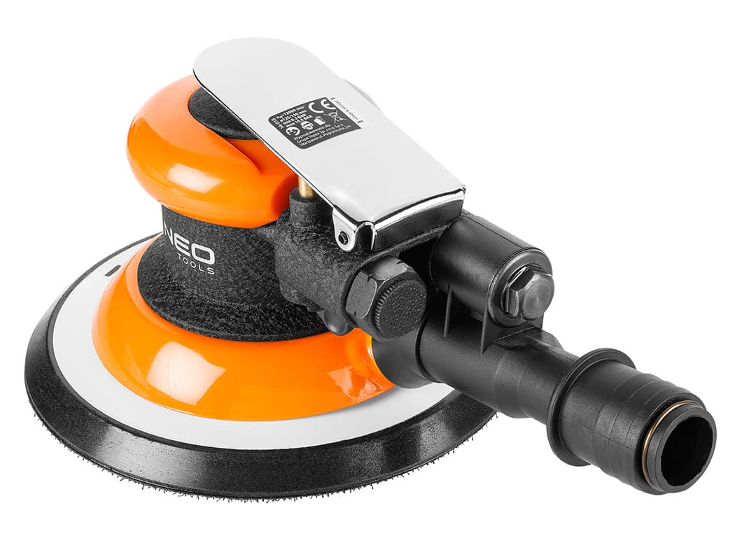 Pnevmatska ekscentrična brusilka NEO TOOLS, 150 mm, s sesanjem prahu 5