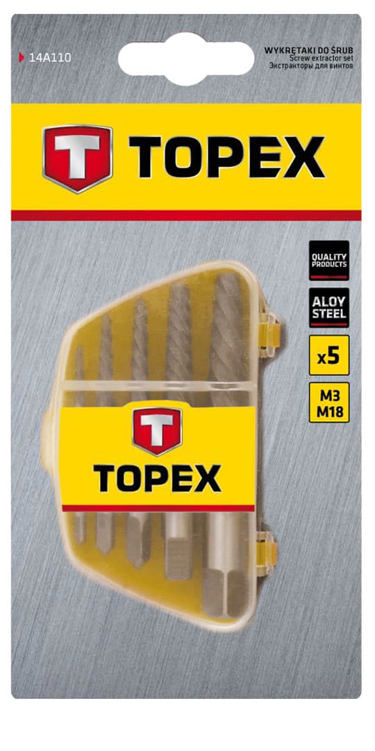 TOPEX Izvlečni vijaki, set 5 kosov 3