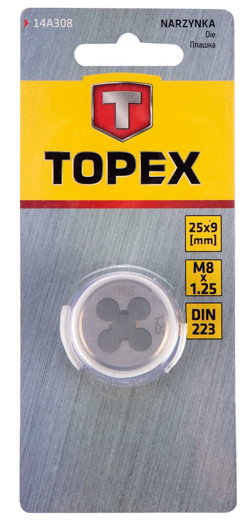 TOPEX navojna cevna matrica, M8, 25 x 9 mm 3