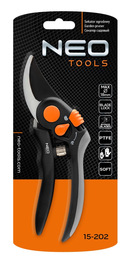 NEO TOOLS vrtni sekator by-pass 200 mm, do 18 mm 4